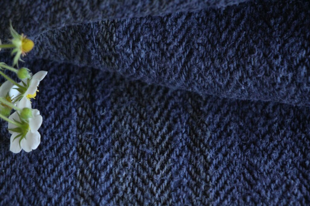 dyed antique linen grain sack, Cottage core, upholstery fabric, durable, L 525 - Image 9