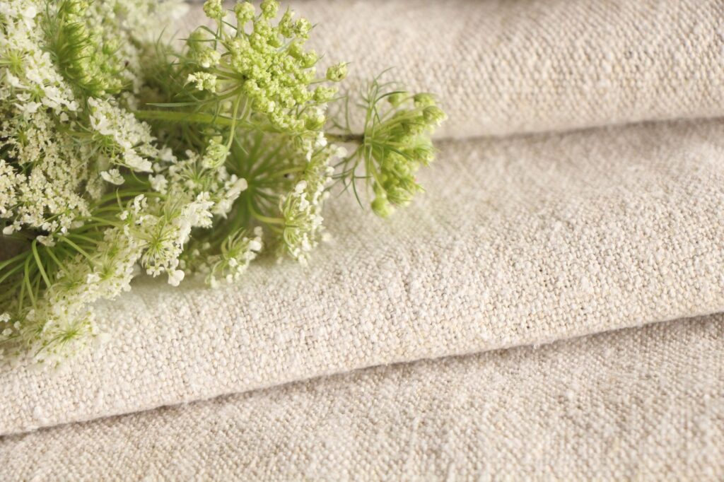 antique linen fabric, 17.74 y, natural fabric, wedding fabric, durabel, Z 119