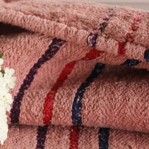 dyed antique linen grain sack, wabi sabi fabric, pillow fabric, durable L 655