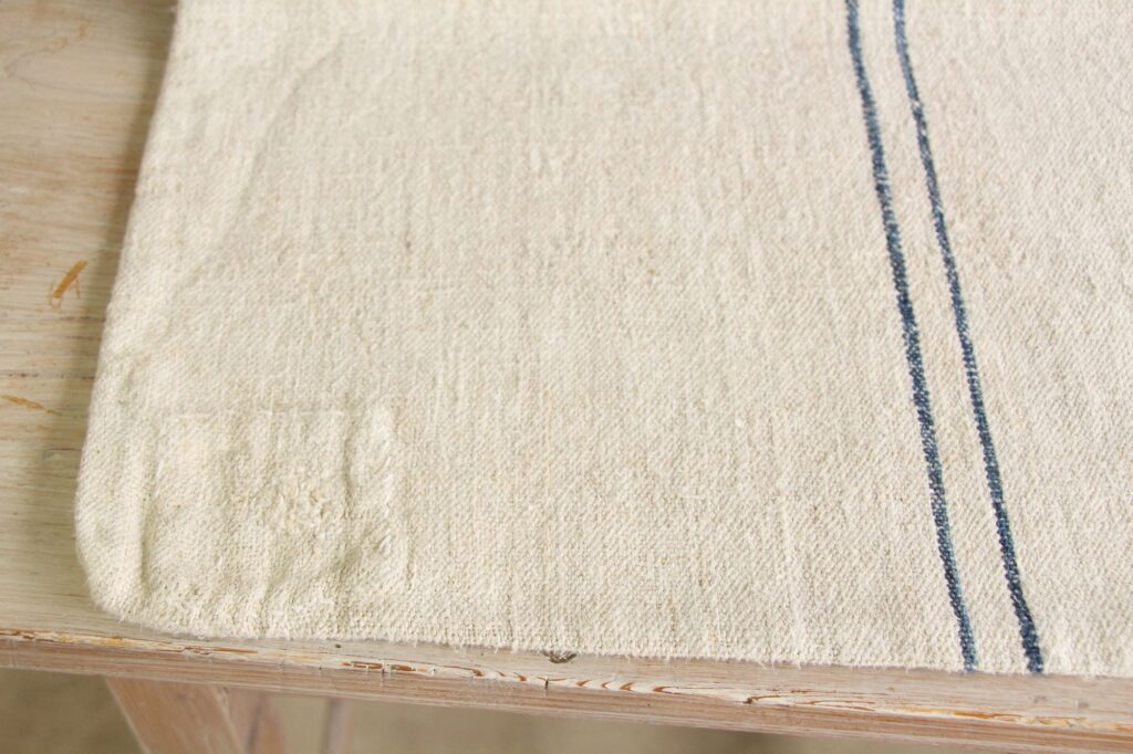 antiker Getreidesack aus Leine, natürlicher Stoff, Farmhousdecor, langlebig, L 693 – Bild 10