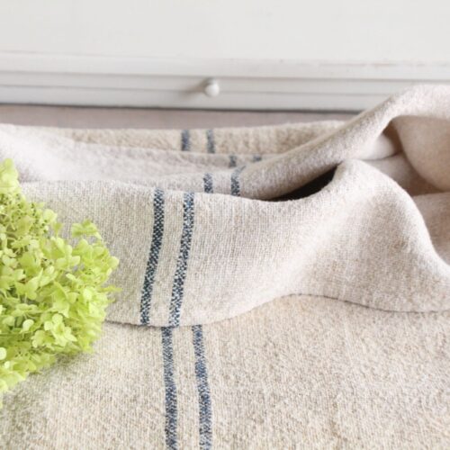 antique linen grainsack, Scandi style, cushion fabric, durable, L 690