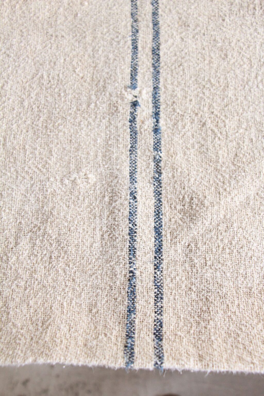 antique linen grainsack, Scandi style, cushion fabric, durable, L 690 - Image 9