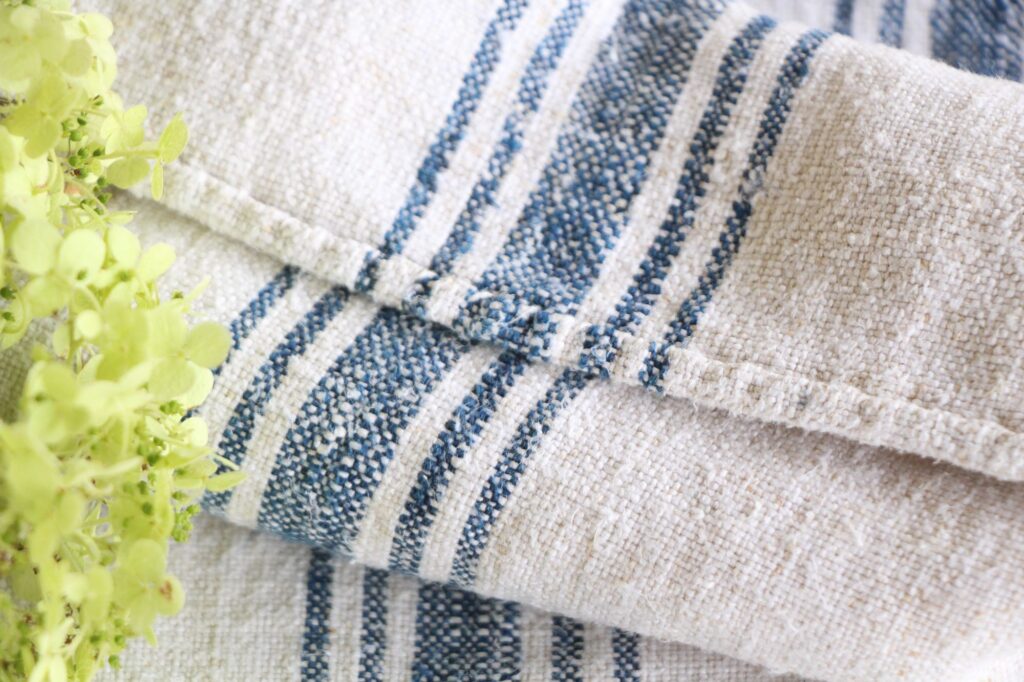 antique linen grainsack, Scandi style, cushion fabric, durable, L 688 - Image 10