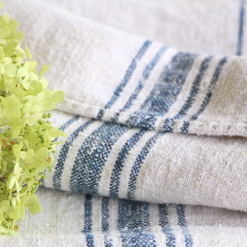 antique linen grainsack, Scandi style, cushion fabric, durable, L 688