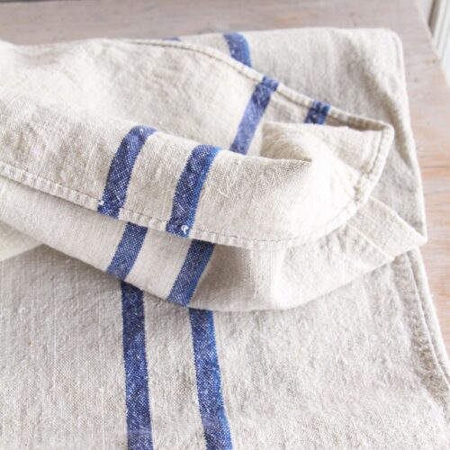 antique linen grainsack, organic fabric, cushion fabric, durable, L 687