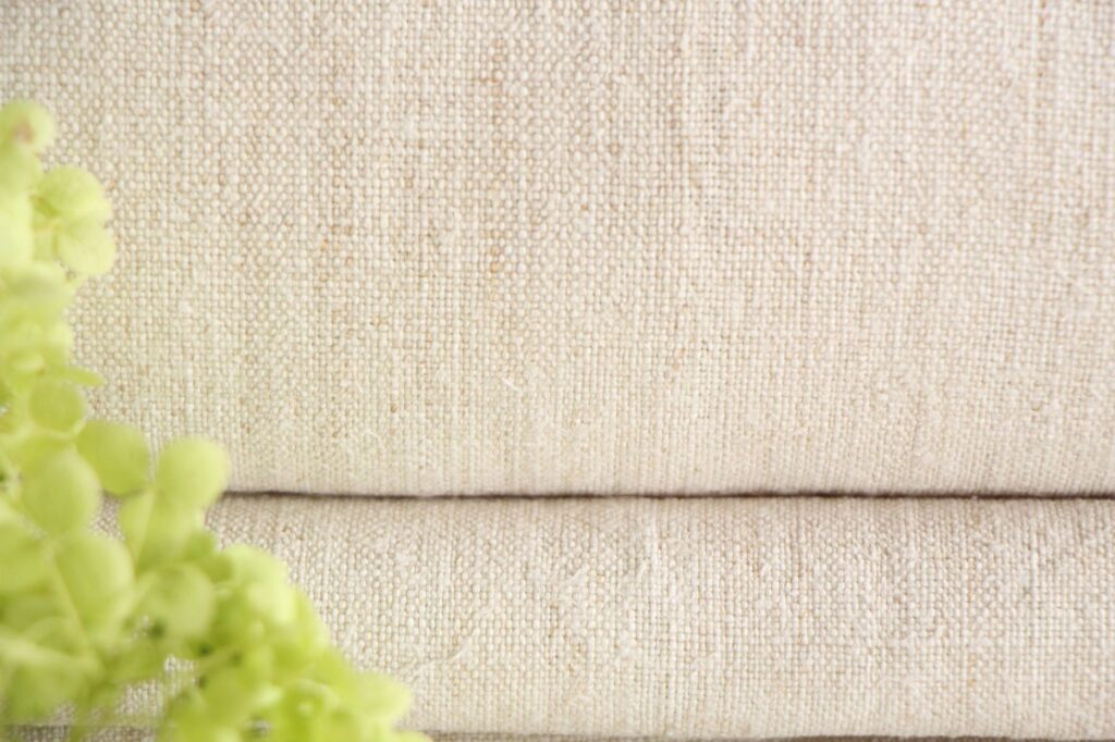 antique linen fabric, 12.13 y, natural fabric, bedding fabric, durabel, Z 036 - Image 7
