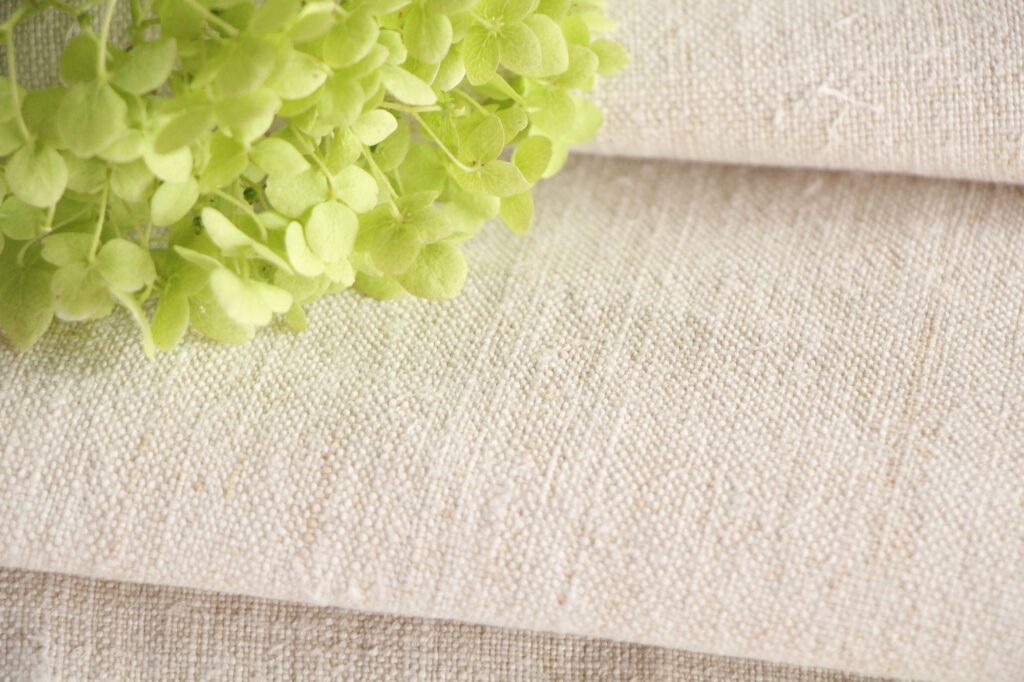 antique linen fabric, 12.13 y, natural fabric, bedding fabric, durabel, Z 036 - Image 6