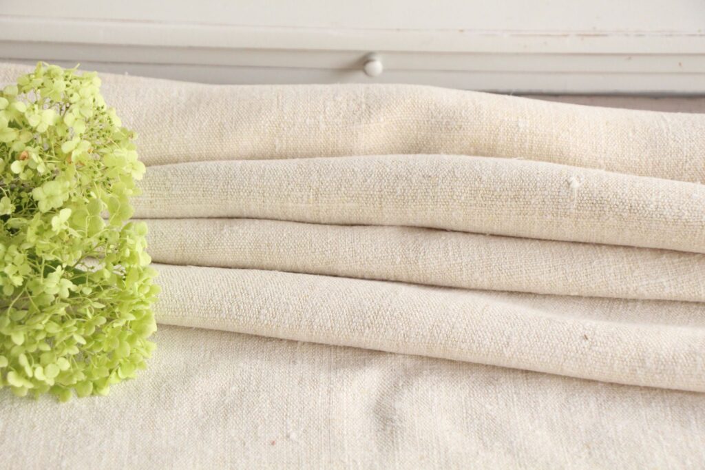 antique linen fabric, 3,44 y, natural fabric, wedding decor, durabel, UP 810