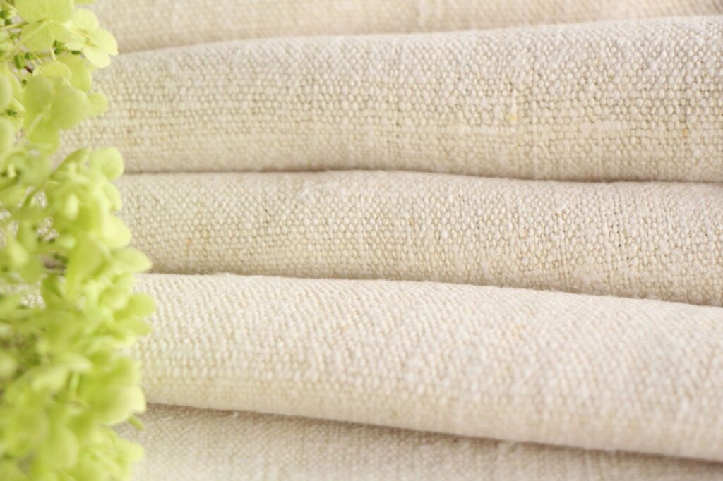 antique linen fabric, 3,44 y, natural fabric, wedding decor, durabel, UP 810 - Image 5