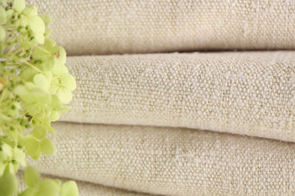 antique linen fabric, 3,44 y, natural fabric, wedding decor, durabel, UP 810 - Image 7
