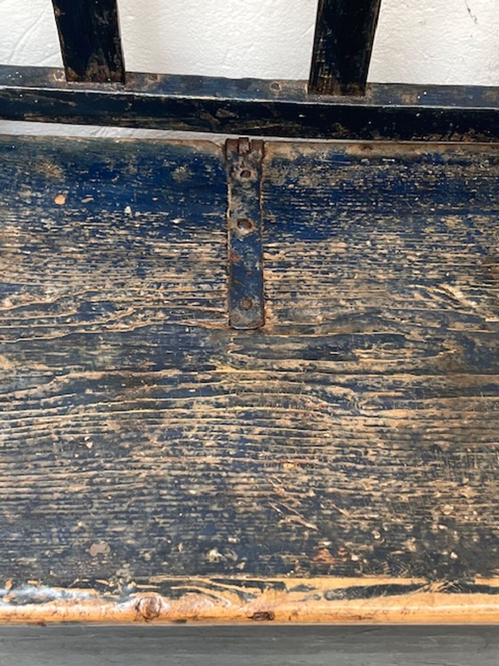 handcrafted antique, austrian wooden bench, rural rustic, farmhouse style A 852 - Image 10