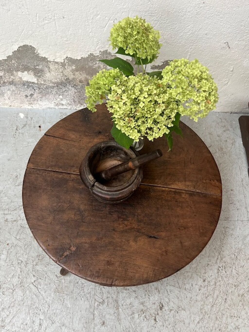 handmade antique wooden wabi sabi coffee table A 850 - Image 6