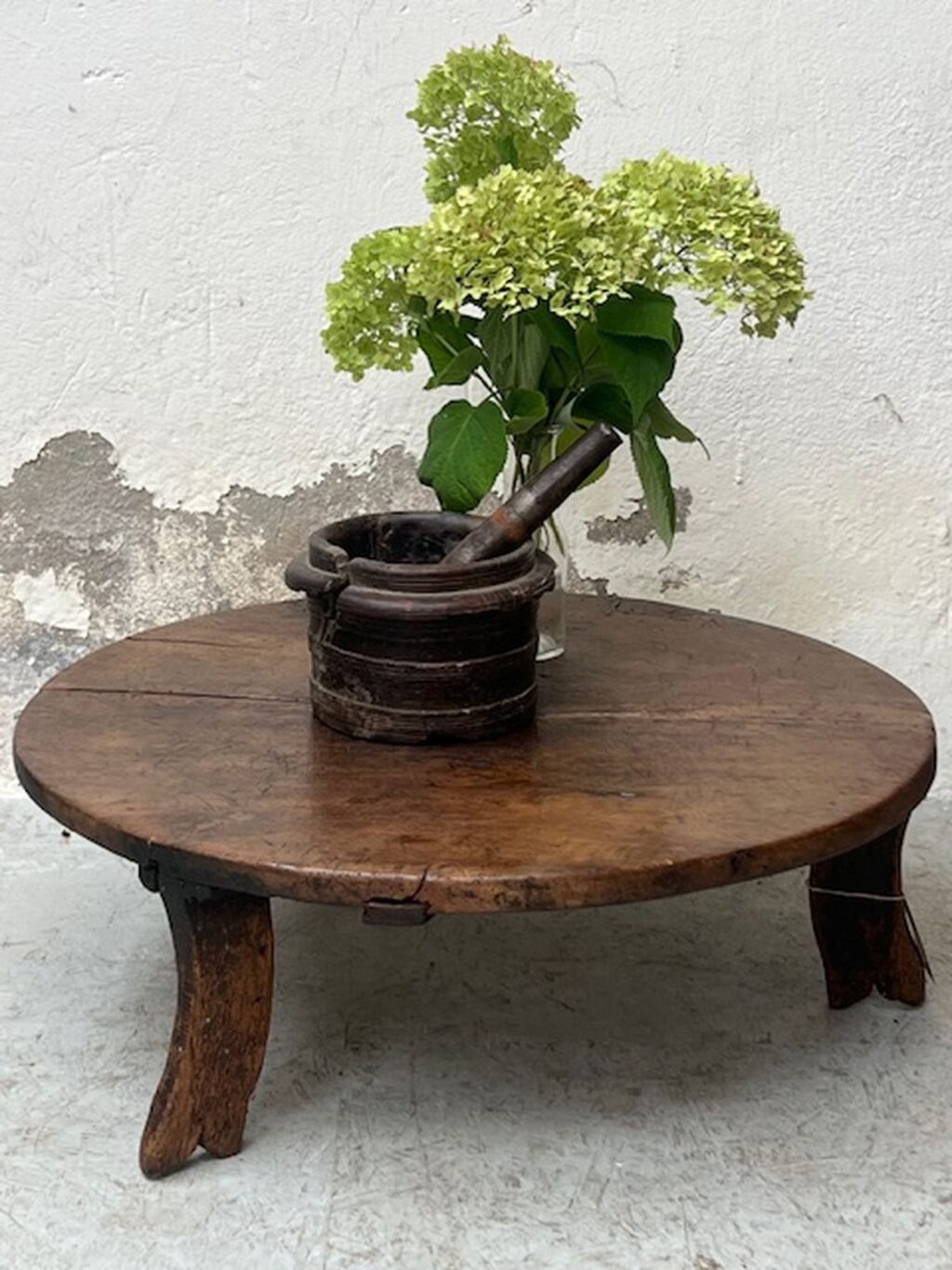 handmade antique wooden wabi sabi coffee table A 850