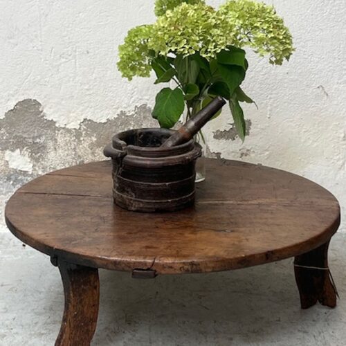 handmade antique wooden wabi sabi coffee table A 850