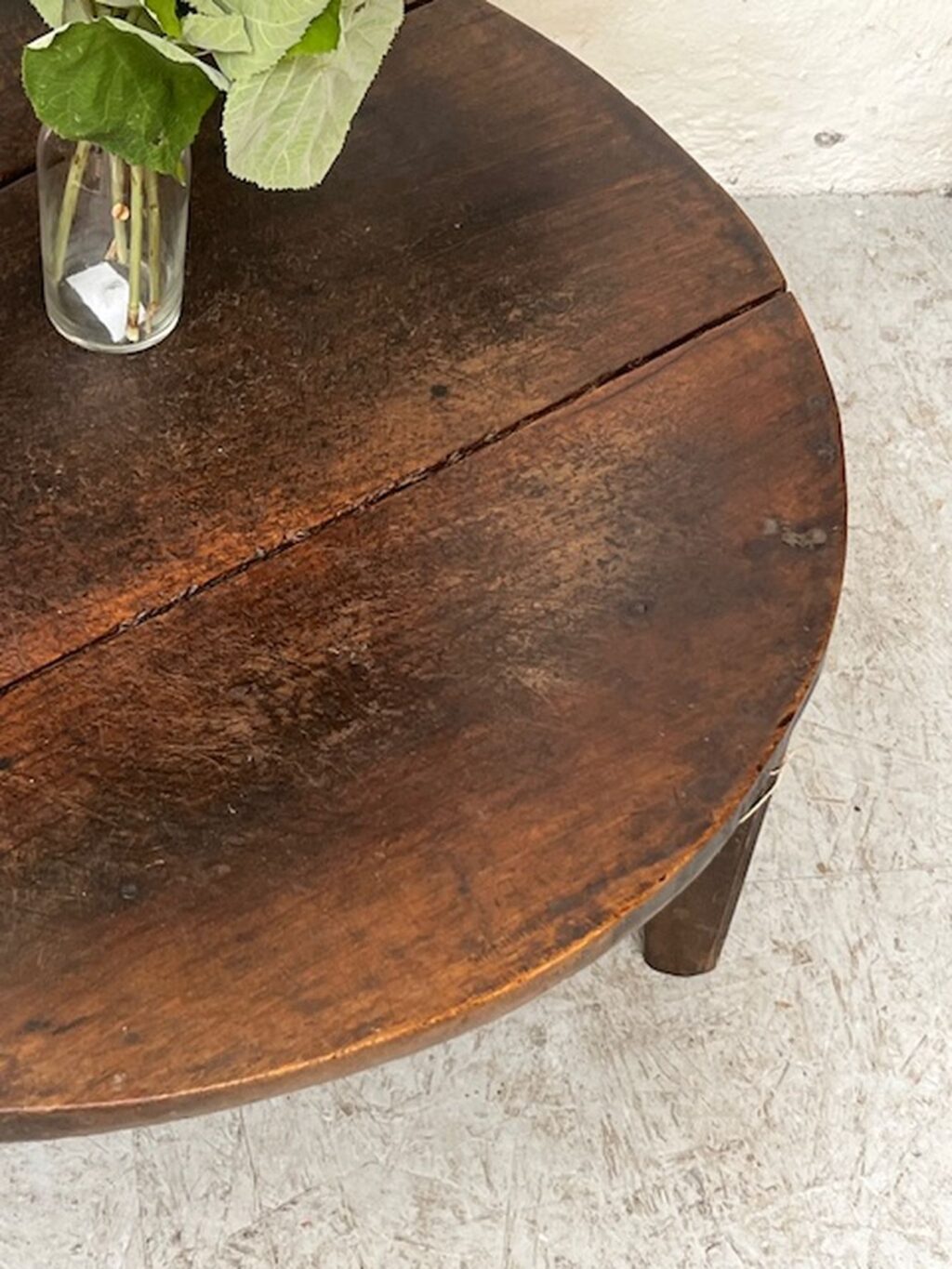 handmade antique wooden wabi sabi coffee table A 851 - Image 7