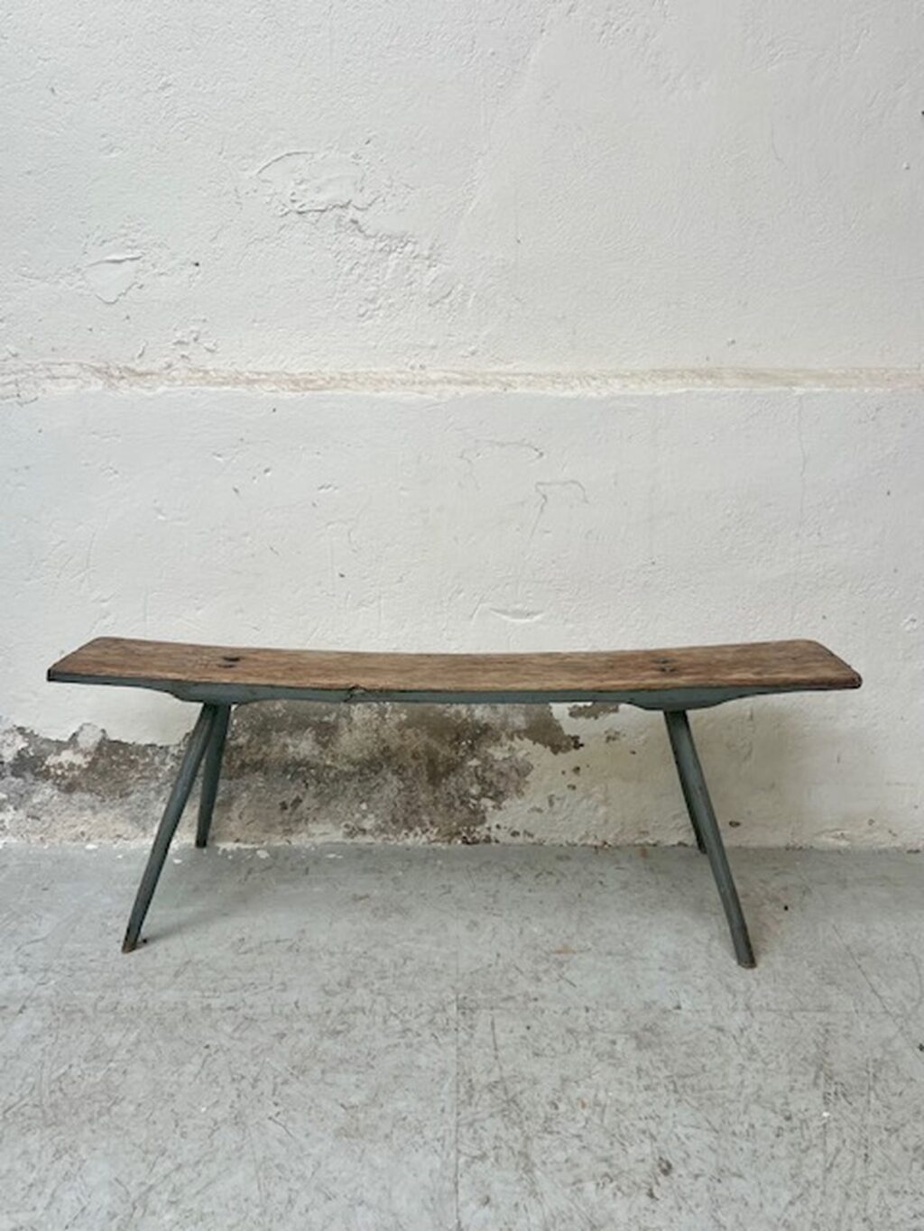 handmade antique wooden wabi sabi bench A 853