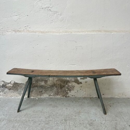 handmade antique wooden wabi sabi bench A 853