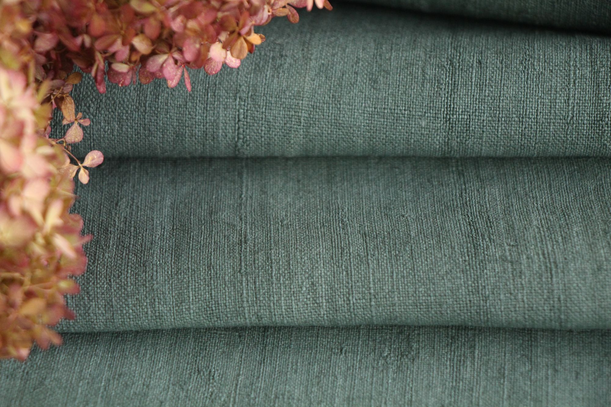 gefärbte antike Leinenstoffe, 14,34m, Möbelstoff, Tischdecke, Z 049 – Bild 8