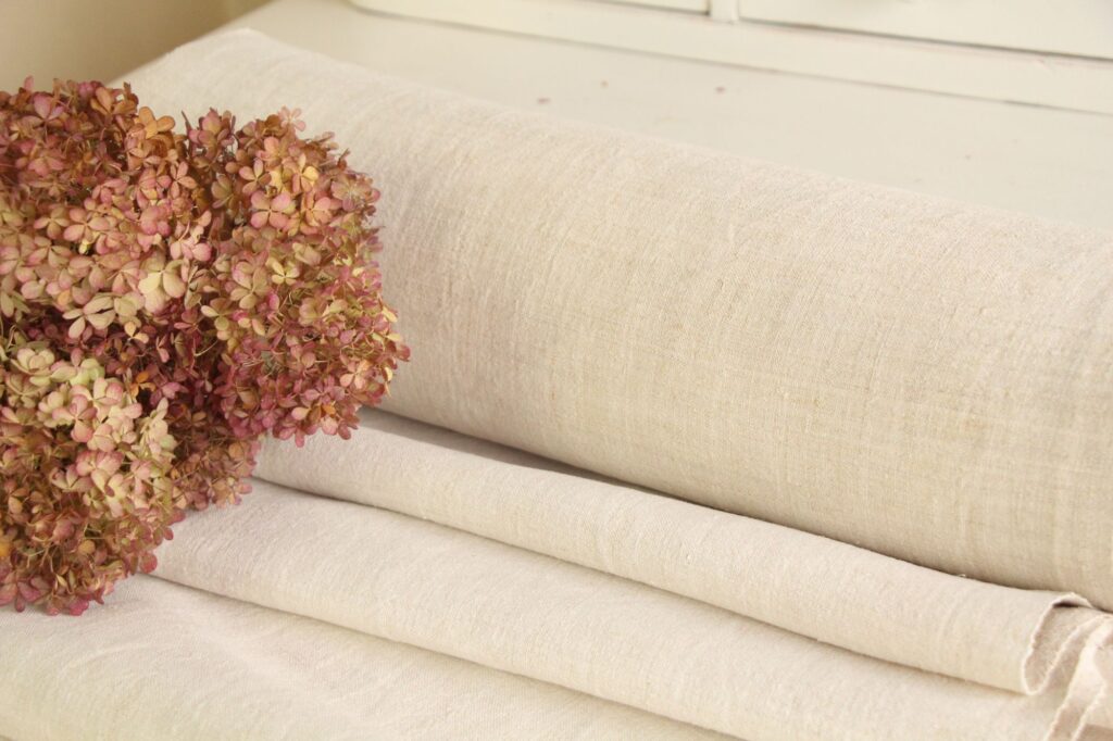 antique linen fabric, 21.43 y, curtain fabric, upholstery fabric, durabel, Z 031 - Image 4