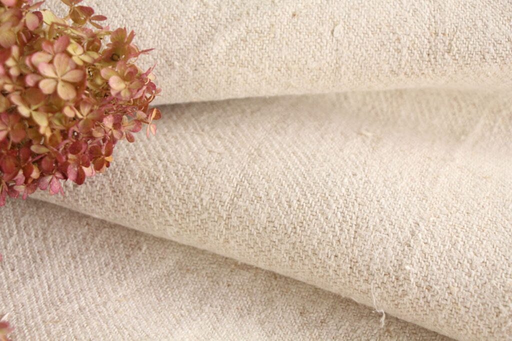antique linen fabric, 3.50 y, curtain fabric, upholstery fabric, durabel, UW 990 - Image 4