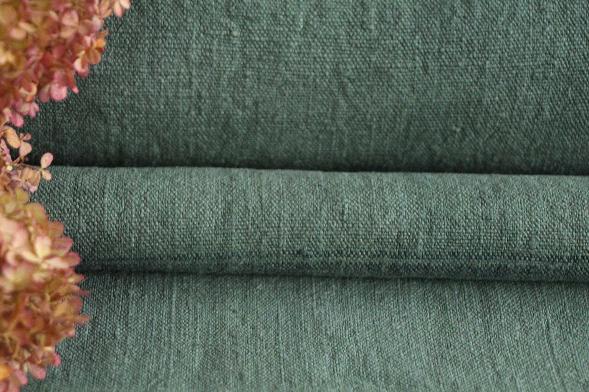 gefärbte antike Leinenstoffe, 8,28m, französisches Leinen, Möbelstoff, Z 095 – Bild 9