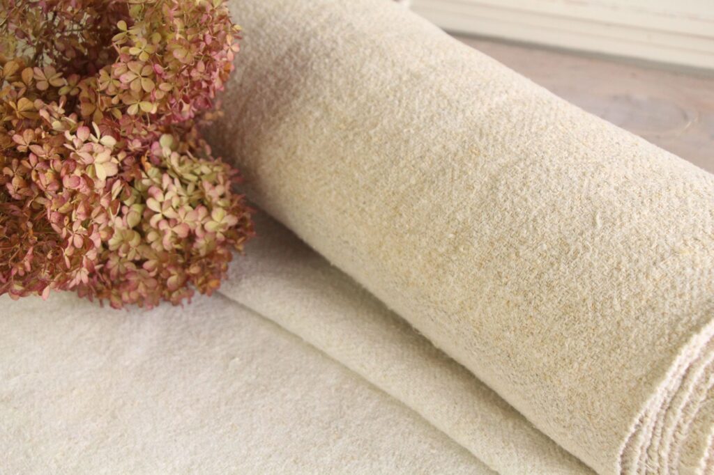 antiker Leinenstoff, 6,80 m, wabi sabi, Hochzeitsdekor, Langlebig, Z 009 – Bild 8