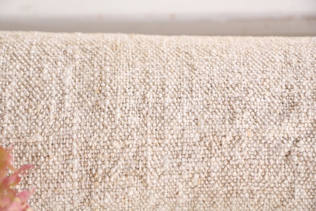 antiker Leinenstoff, 6,50 m, wabi sabi, Möbelstoff, Langlebig, Z 147 – Bild 8