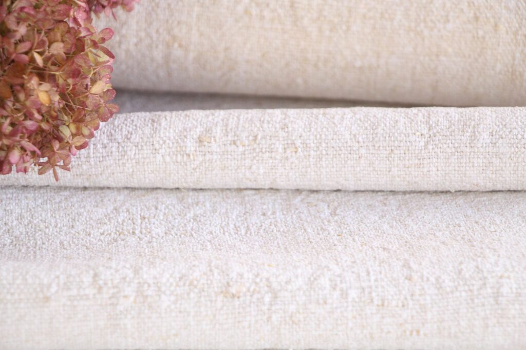 antique linen fabric, 4.92 y, table cloth, wedding decor, durabel, Z 140 - Image 6