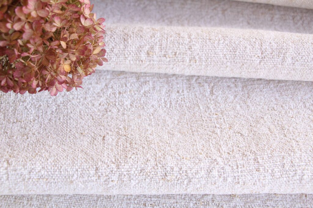 antique linen fabric, 4.92 y, table cloth, wedding decor, durabel, Z 140 - Image 7