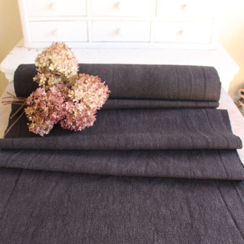 gefärbte antike Leinenstoffe, 7,54m, Möbelstoff, Vorhangstoff, Z 150