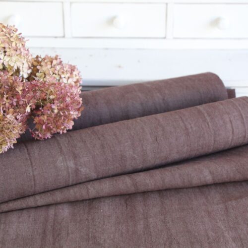 antiker Leinenstoff 11,82m, Großangebot, Farmhouse Dekor, Tapezierstoff, langlebig, Z 144