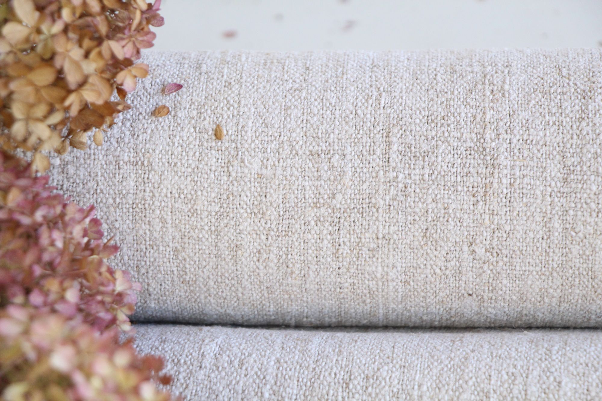 antiker Leinenstoff, 8,0 m, Polsterstoff, Hochzeitsdekor, Langlebig, UW 593 – Bild 7