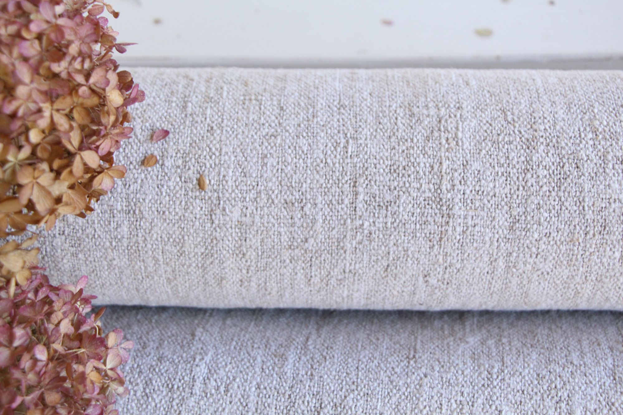 antiker Leinenstoff, 8,0 m, Polsterstoff, Hochzeitsdekor, Langlebig, UW 593 – Bild 6