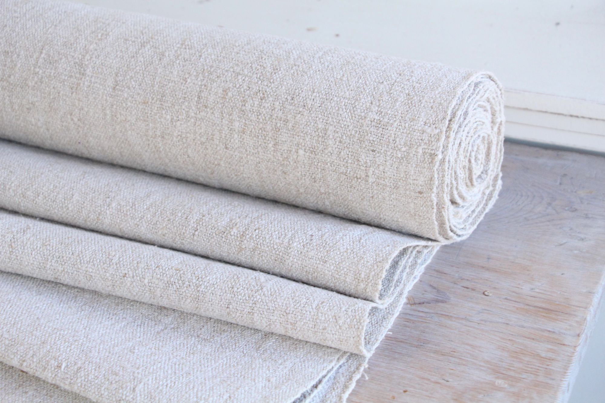 antiker Leinenstoff, 8,0 m, Polsterstoff, Hochzeitsdekor, Langlebig, UW 593