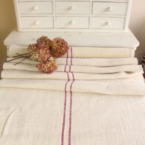 antiker Leinenstoff, 4,4 m, handgewebt, Teppichstoff, Langlebig, TW 183