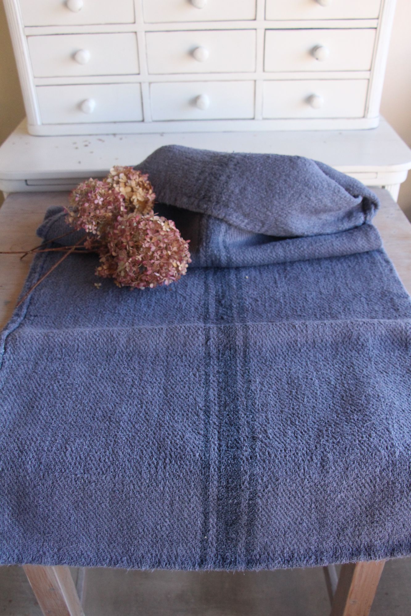 antiker Getreidesack aus Leinen, Treppenläufer, rustikales Bauernhaus-Dekor, langlebig, L 784 – Bild 2