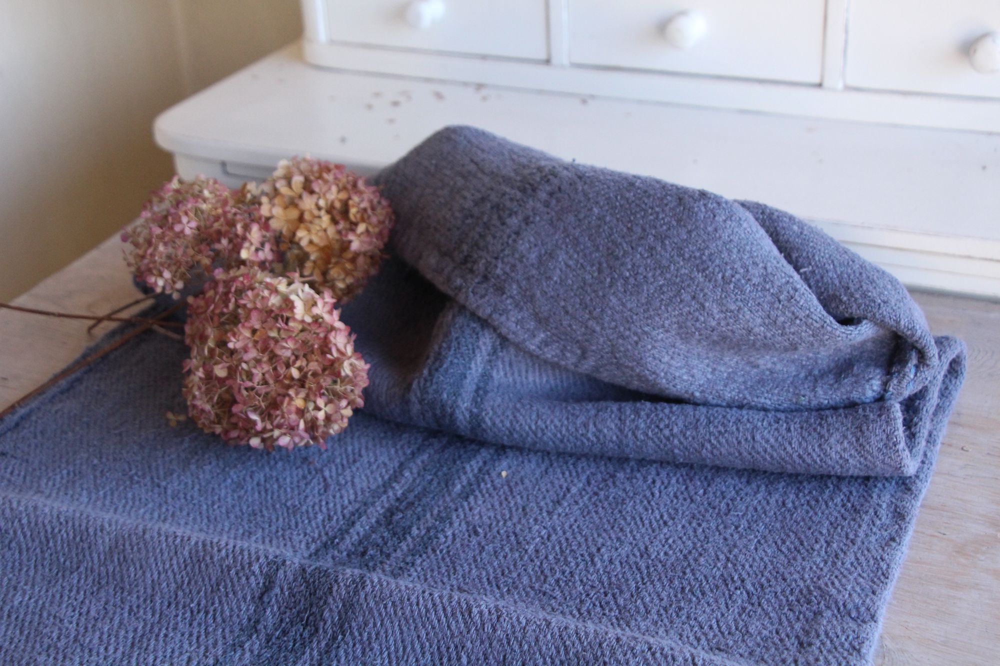 antiker Getreidesack aus Leinen, Treppenläufer, rustikales Bauernhaus-Dekor, langlebig, L 784 – Bild 3