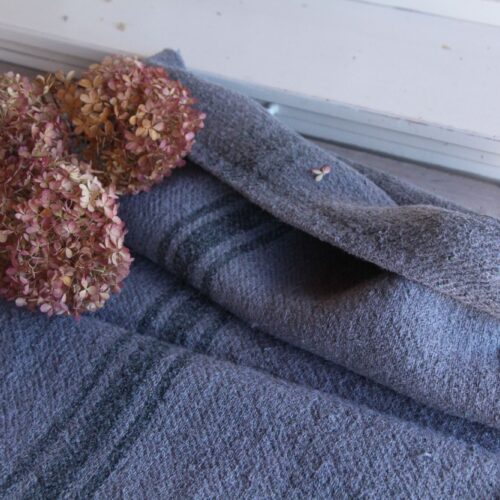 antique linen grainsack, pillow fabric, gustavian style, durable, L 782