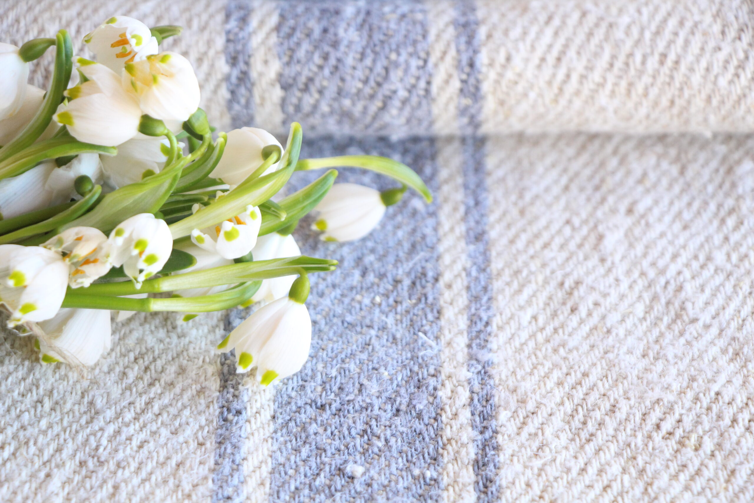 antique linen fabric, 10.93 y, upholstery fabric, faded stripes, durabel, Z 163 - Image 6