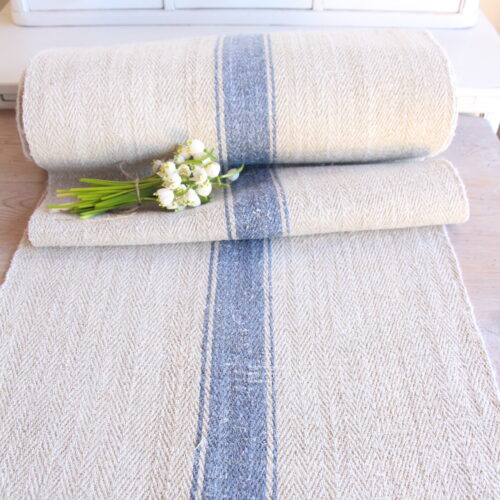 antique linen fabric, 8.5y, upholstery fabric, faded stripes, durabel, Z 165