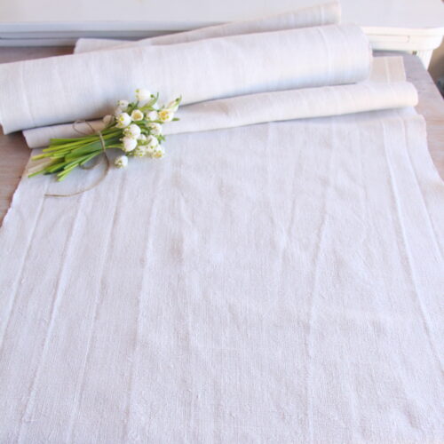 antique linen fabric, 8.53y, upholstery fabric, wedding decor, durabel, Z067