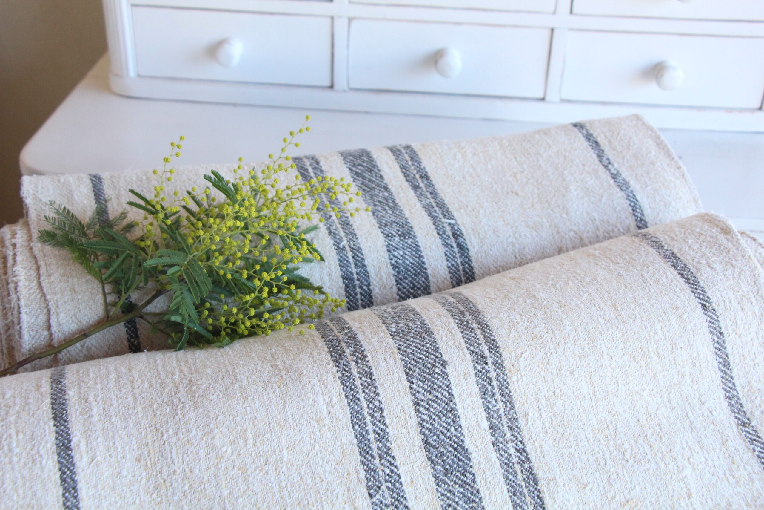 antique linen fabric, 21.5y, bulk offer, farmhouse decor, upholstery fabric, wabi sabi, Z 168 - Image 12