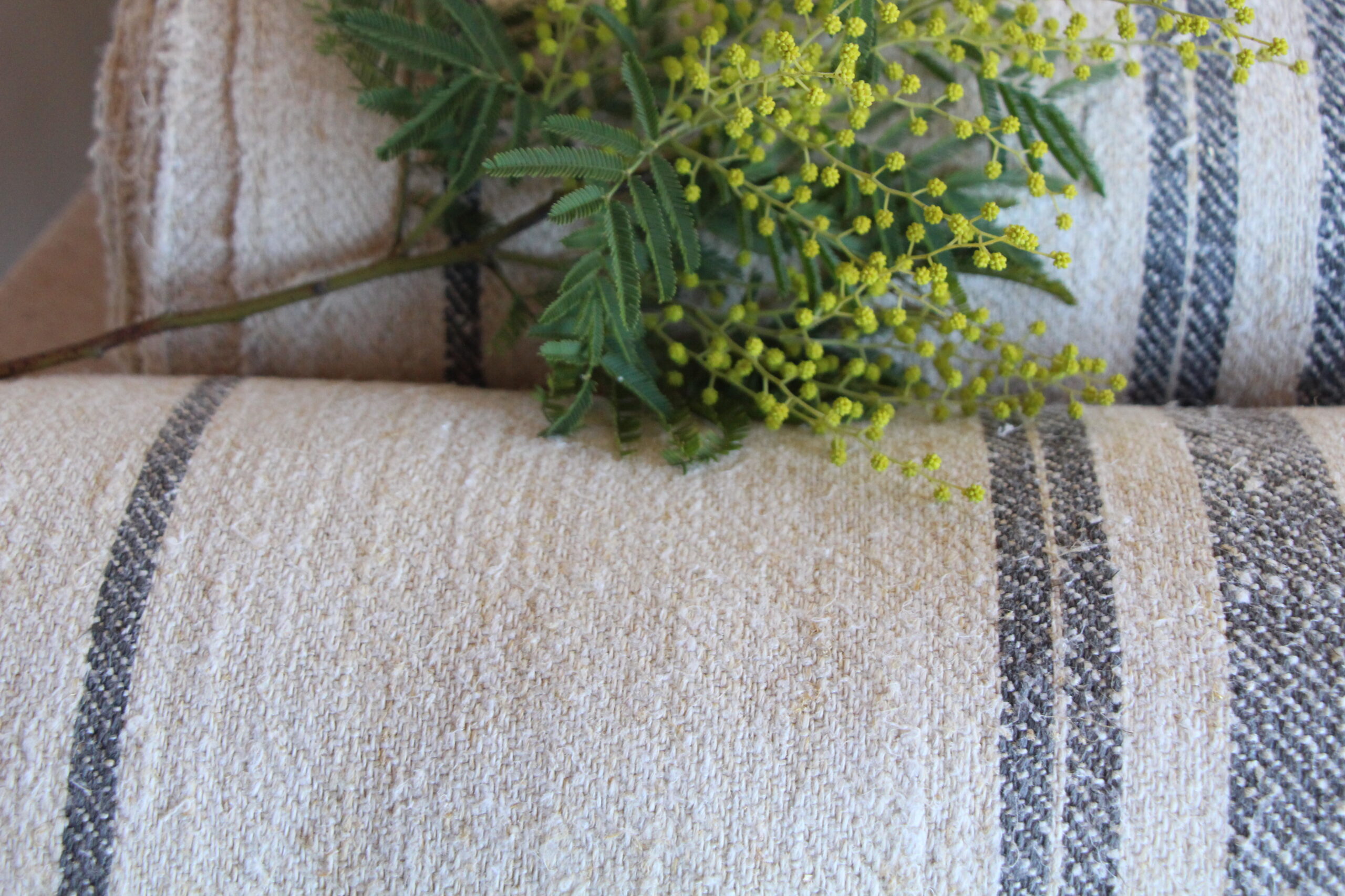 antique linen fabric, 21.5y, bulk offer, farmhouse decor, upholstery fabric, wabi sabi, Z 168 - Image 8