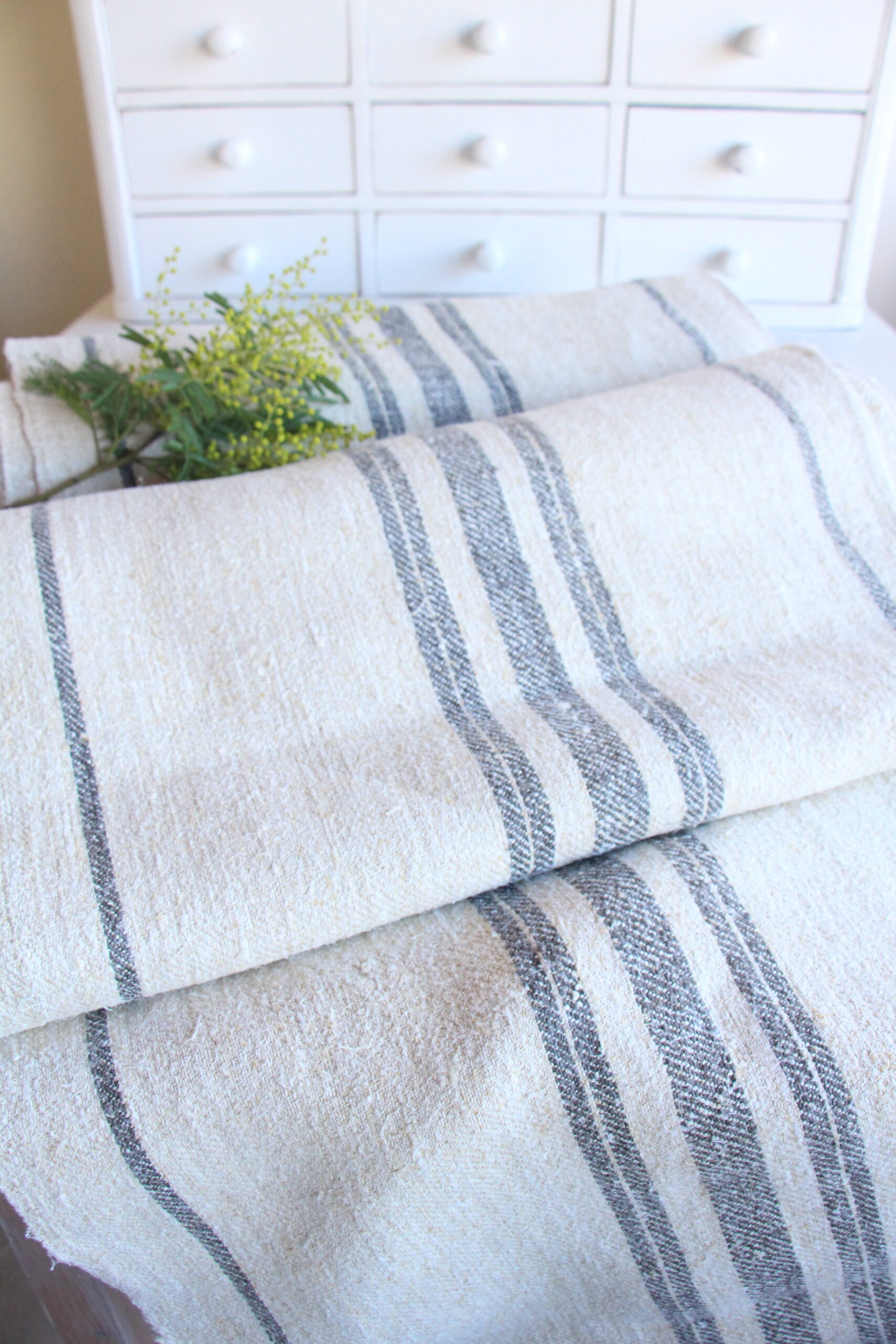 antique linen fabric, 21.5y, bulk offer, farmhouse decor, upholstery fabric, wabi sabi, Z 168 - Image 6