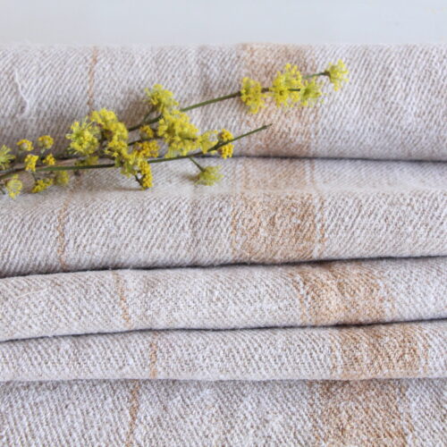 antique linen fabric, 4.48 y, european linen, wedding decor, durabel, T 57