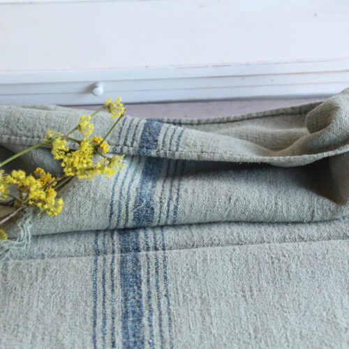 antiker Getreidesack aus Leinen, rustikal, Polsterleinen, langlebig, L 836