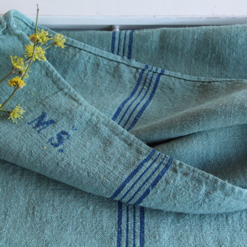 antiker Getreidesack aus Leinen, rustikal, Polsterleinen, langlebig, L 827