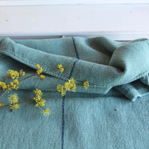 antique linen grainsack, rustical, pillow fabric, durable, Wabi Sabi, tablerunner, L828