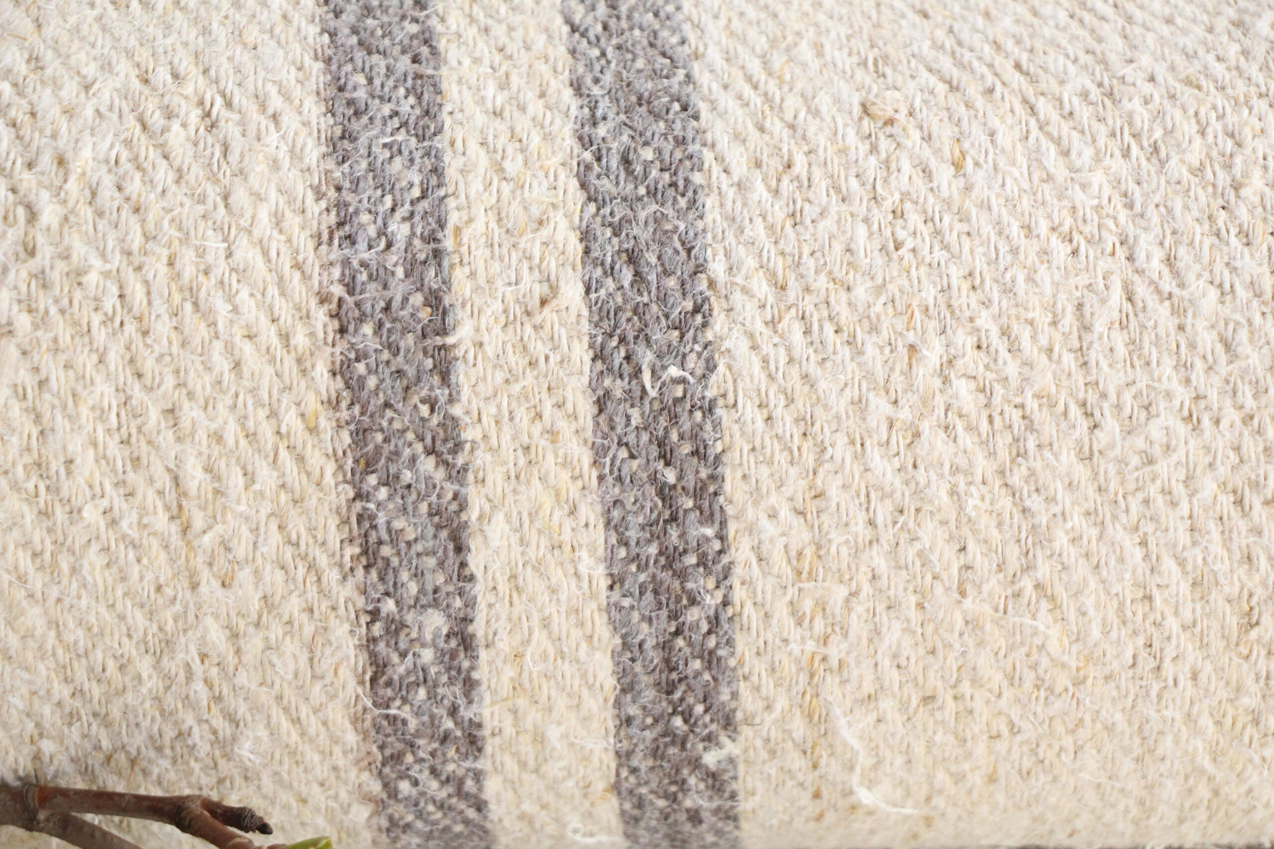 antique linen fabric, 10.50y, upholstery fabric, faded stripes, durabel, Z 180 - Image 8