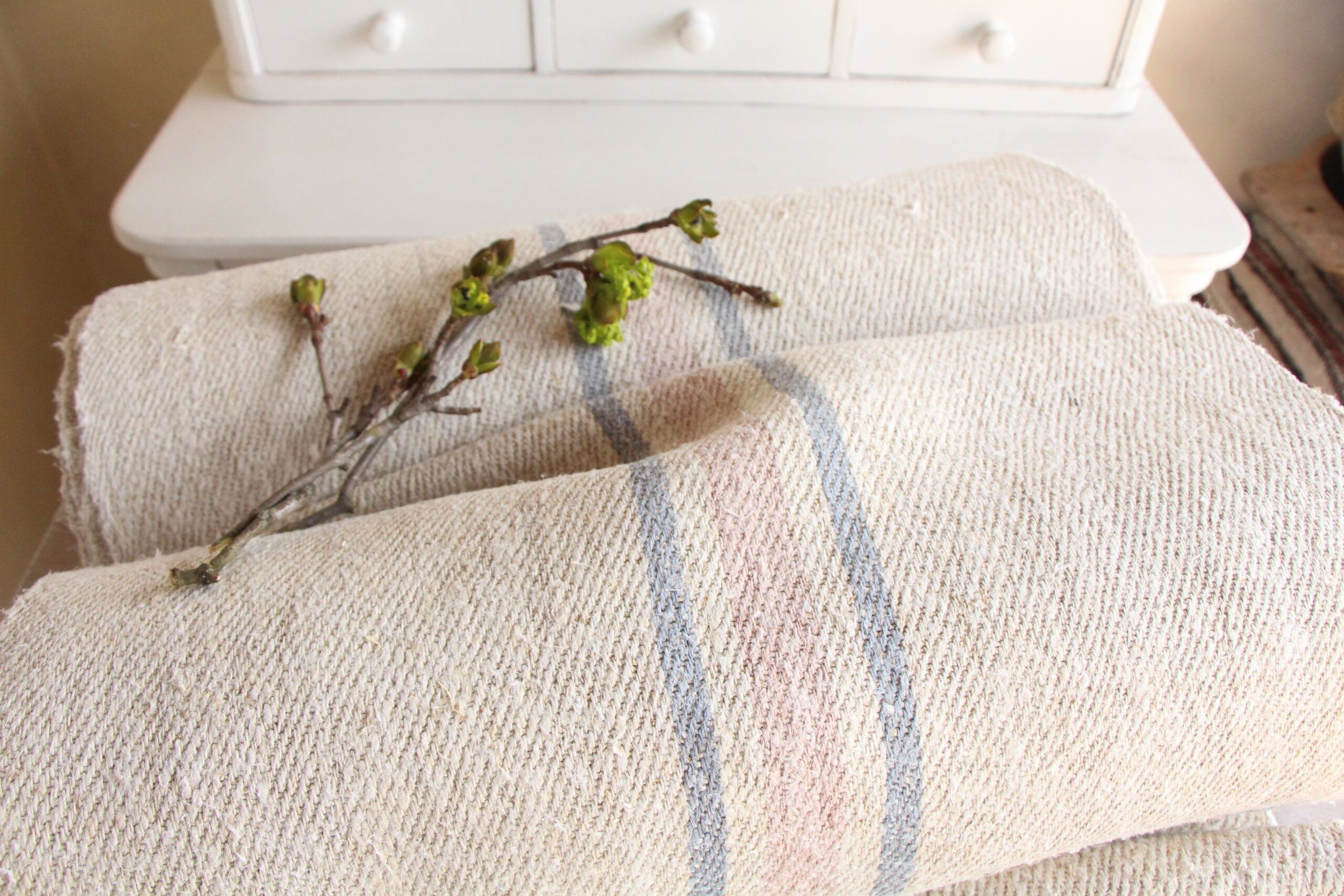 antique linen fabric, 23.62y, bulk offer, farmhouse decor, upholstery fabric, wabi sabi, Z 176 - Image 12